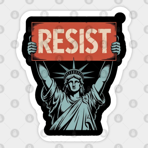 anti-trump Sticker by Creatifly Graphic Tees